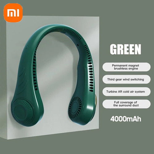 Xiaomi Prenosni ventilator za okoli vratu 360 stopinj