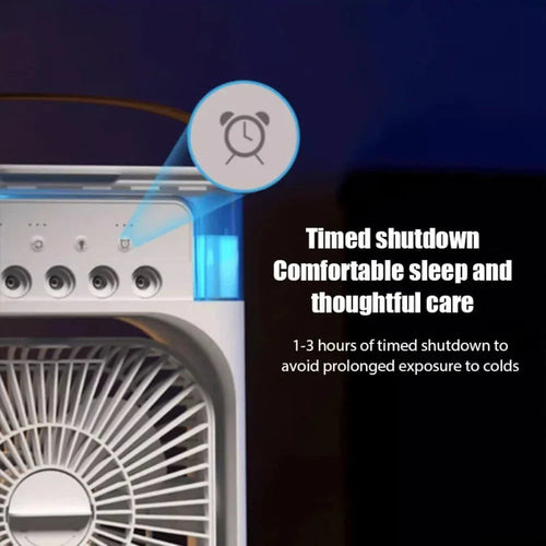 Prenosni namizni hladilnik zraka z ventilatorjem