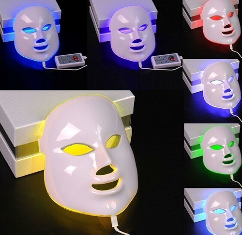 7-barvna LED fotonska maska za nego in pomlajevanje obraza
